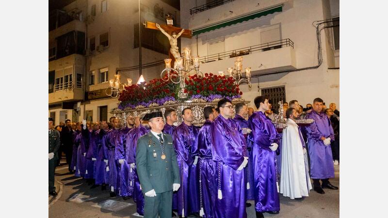 With the Procession of Silence, La Almudena commemorates Maundy Thursday in Benidorm