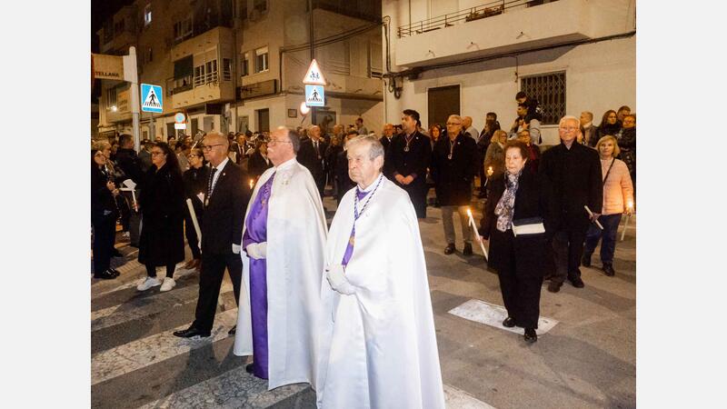 With the Procession of Silence, La Almudena commemorates Maundy Thursday in Benidorm