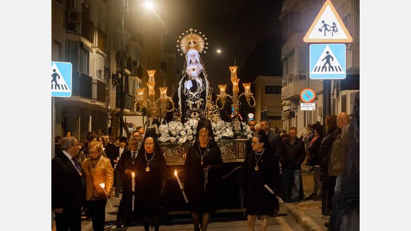 With the Procession of Silence, La Almudena commemorates Maundy Thursday in Benidorm