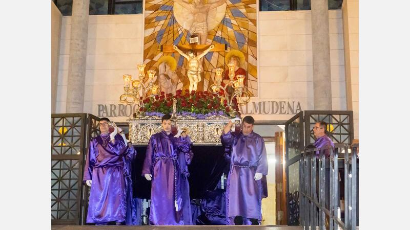 With the Procession of Silence, La Almudena commemorates Maundy Thursday in Benidorm