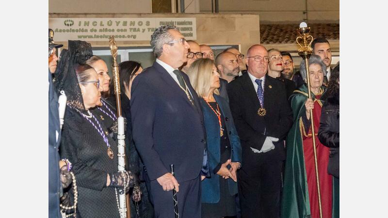 With the Procession of Silence, La Almudena commemorates Maundy Thursday in Benidorm