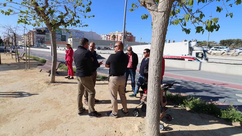 Benidorm culmina el adecentamiento en superficie del entorno de la avenida Beniardá tras el soterramiento