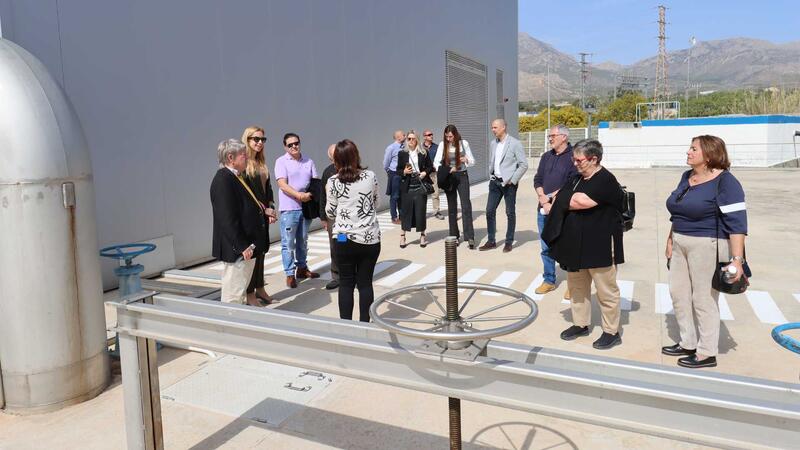 Benidorm concludes the events on the occasion of World Water Day with a visit to the ETAP of the neighborhood associations
