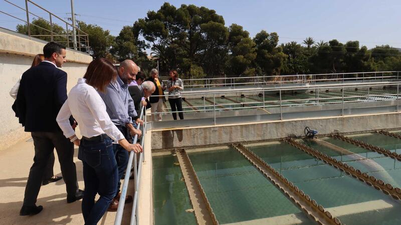 Benidorm concludes the events on the occasion of World Water Day with a visit to the ETAP of the neighborhood associations