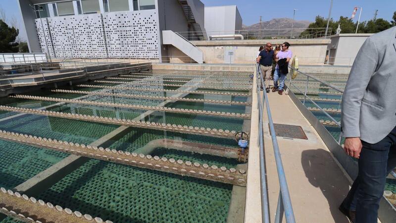 Benidorm concludes the events on the occasion of World Water Day with a visit to the ETAP of the neighborhood associations