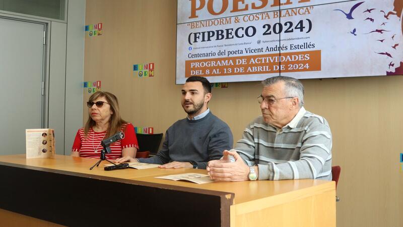 Benidorm celebra del 8 al 13 de abril el V Festival Internacional de Poesía