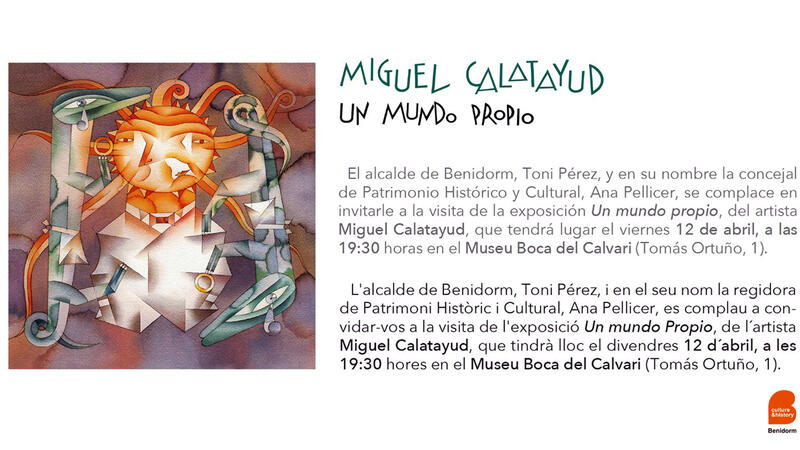 The illustrator Miguel Calatayud exhibits 