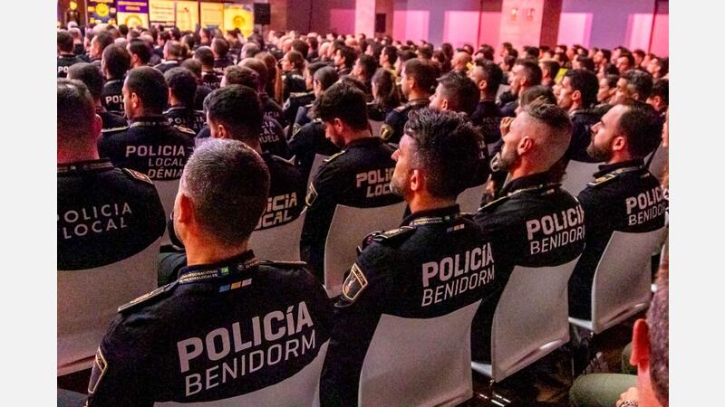 Benidorm brings together more than 700 police officers from all over Spain at the I National Congress of Local Police