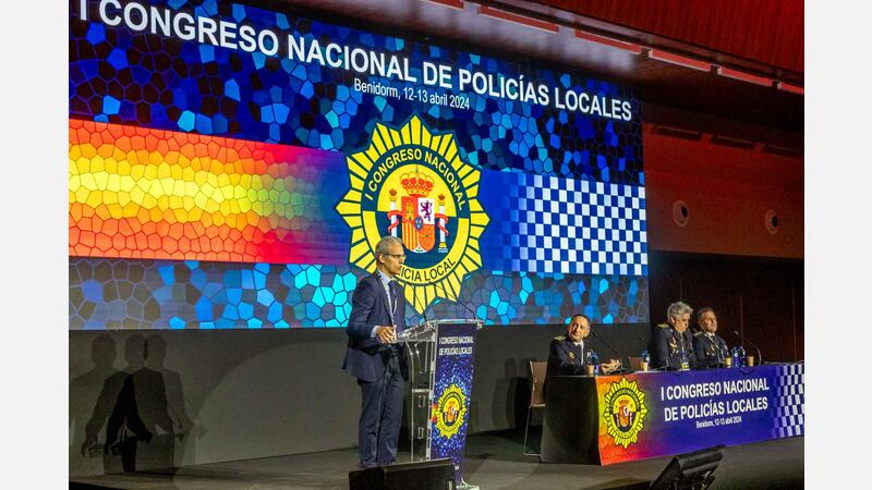 Benidorm brings together more than 700 police officers from all over Spain at the I National Congress of Local Police