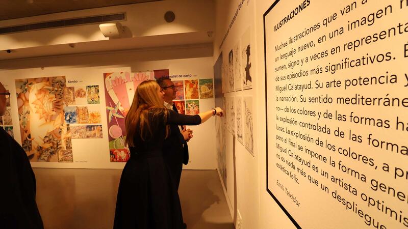 El Museu Boca del Calvari ya expone la muestra ‘Un mundo propio’ del ilustrador alicantino Miguel Calatayud