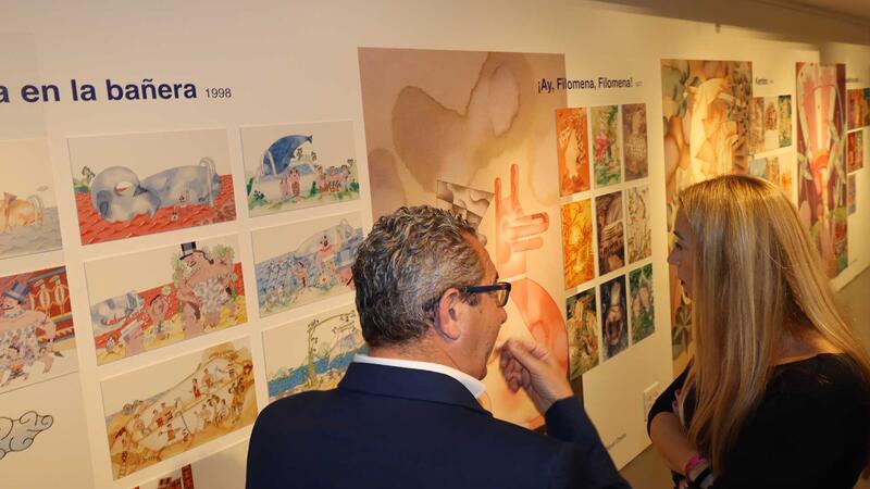 El Museu Boca del Calvari ya expone la muestra ‘Un mundo propio’ del ilustrador alicantino Miguel Calatayud