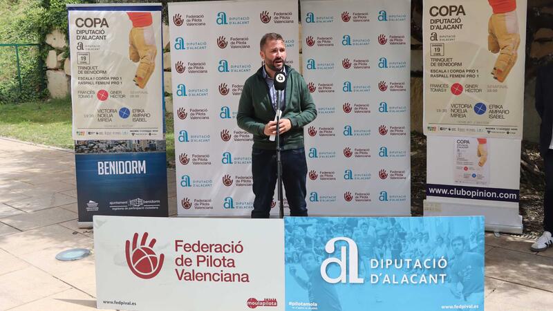 Benidorm acoge la presentación de las semifinales de la Copa Diputación de pilota valenciana