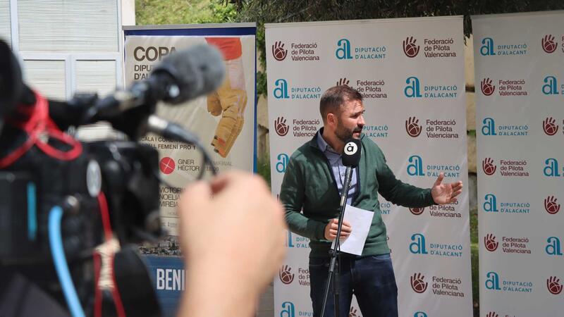 Benidorm acoge la presentación de las semifinales de la Copa Diputación de pilota valenciana