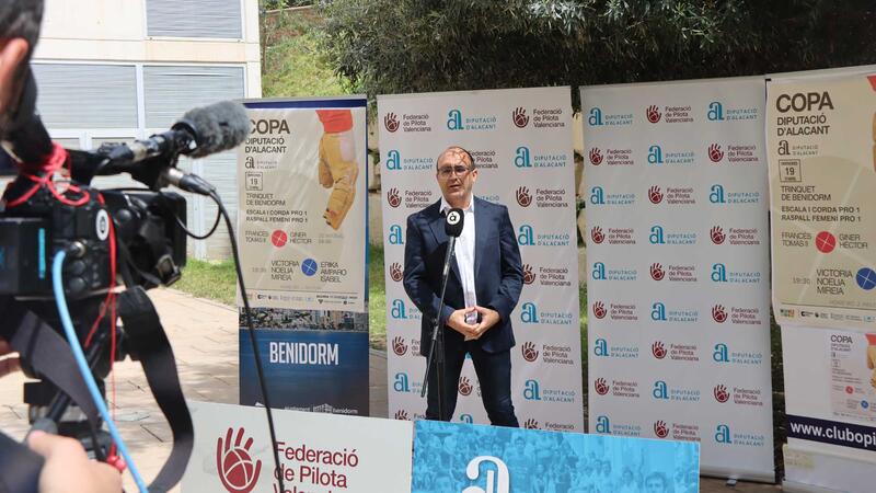 Benidorm acoge la presentación de las semifinales de la Copa Diputación de pilota valenciana
