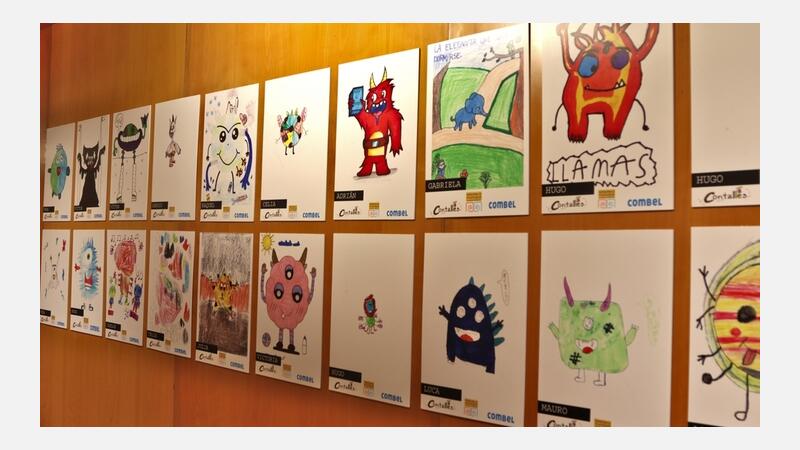 La Biblioteca Central acull una exposició de dibuixos infantils inspirats en els llibres d
