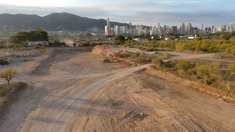 El nou vial que connectarà Benidorm amb el polígon industrial i l