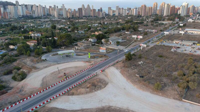 El nou vial que connectarà Benidorm amb el polígon industrial i l