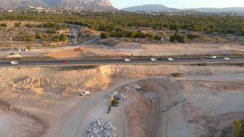El nou vial que connectarà Benidorm amb el polígon industrial i l
