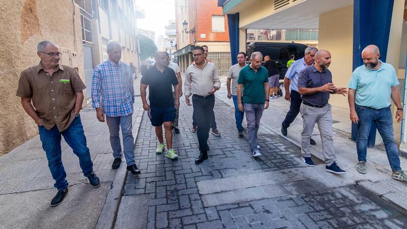 Benidorm begins the renovation works of drinking water and sewage on Pérez Martorell street