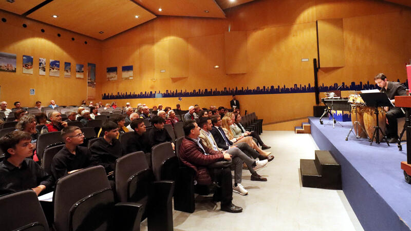 Students from the Alicante Conservatory delight with their percussion concert within the cycle of Great Recitals