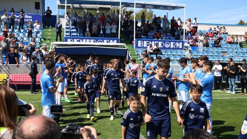 Benidorm celebra el ascenso de categoría de su primer equipo de fútbol 