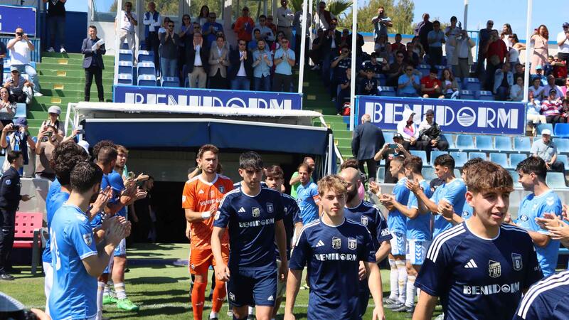 Benidorm celebra el ascenso de categoría de su primer equipo de fútbol 