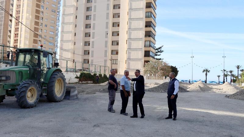 Benidorm adapts Las Terrazas park and ride parking space for the high season