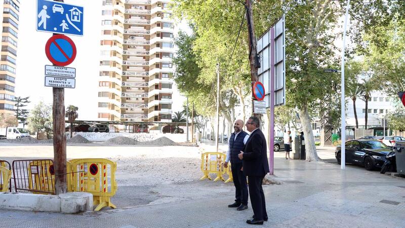 Benidorm adapts Las Terrazas park and ride parking space for the high season