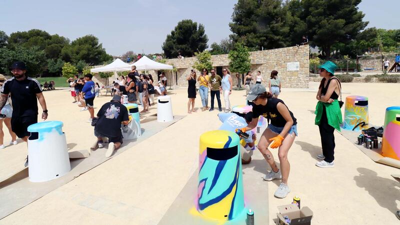 Parc de Foietes hosts a festive morning focused on sustainability and urban art