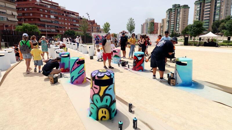 Parc de Foietes hosts a festive morning focused on sustainability and urban art