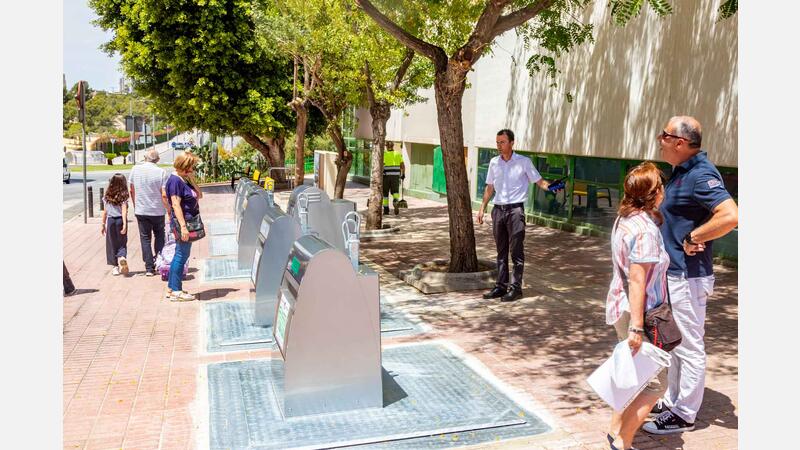 Els contenidors soterrats del carrer Goya ja estan operatius