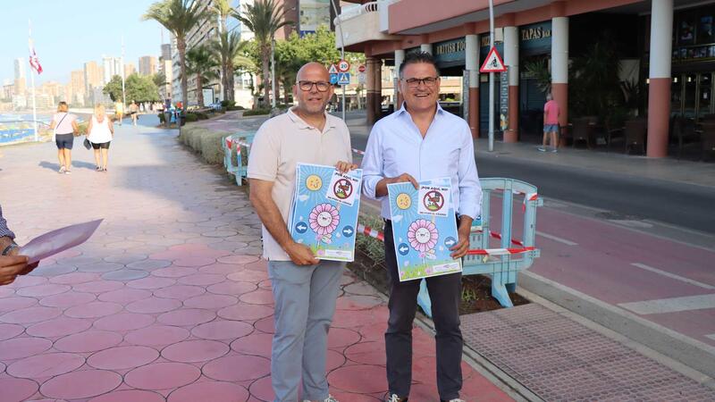 Benidorm lanza una campaña para proteger las plantas con motivo del inicio de la renovación de la jardinería en Poniente