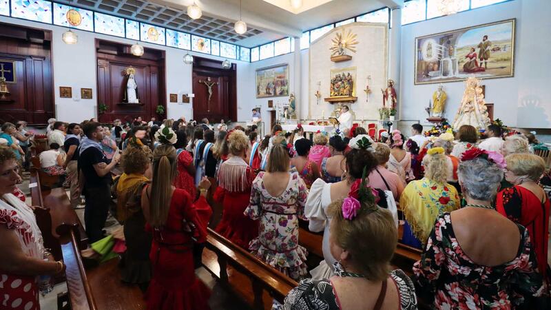 Casa de Andalucía in Benidorm begins the celebrations of the Corpus Christi Pilgrimage on the 45th anniversary of its foundation