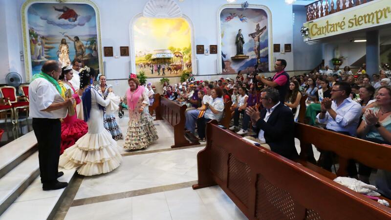 Casa de Andalucía in Benidorm begins the celebrations of the Corpus Christi Pilgrimage on the 45th anniversary of its foundation
