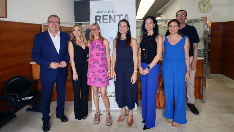 La Oficina Liquidadora de la ATV en Benidorm, entre las 26 de la provincia que han colaborado en la campaña de la Renta