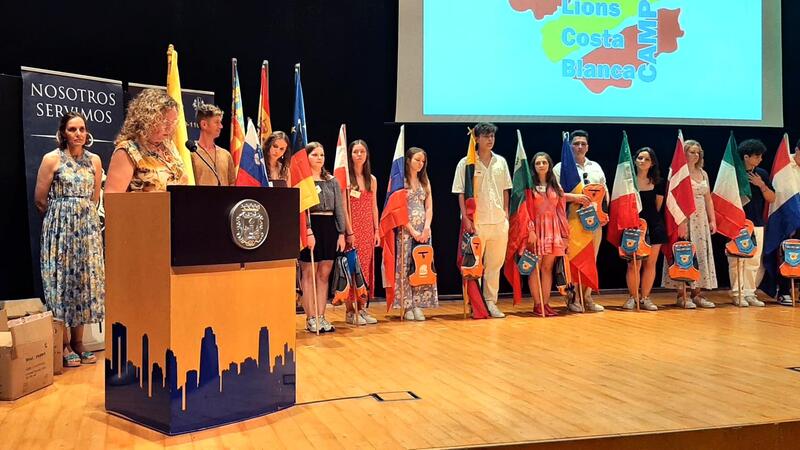 Veinte jóvenes de 15 países participan en el ‘Lions Costa Blanca Camp’ que se celebra en Benidorm