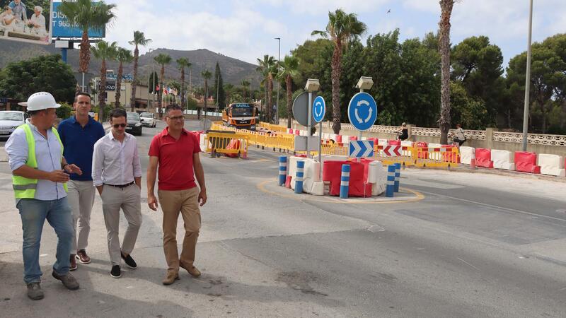 Benidorm mejora la movilidad peatonal y la red de pluviales del tramo de Severo Ochoa más próximo a la conocida como ‘Curva de El Niño’
