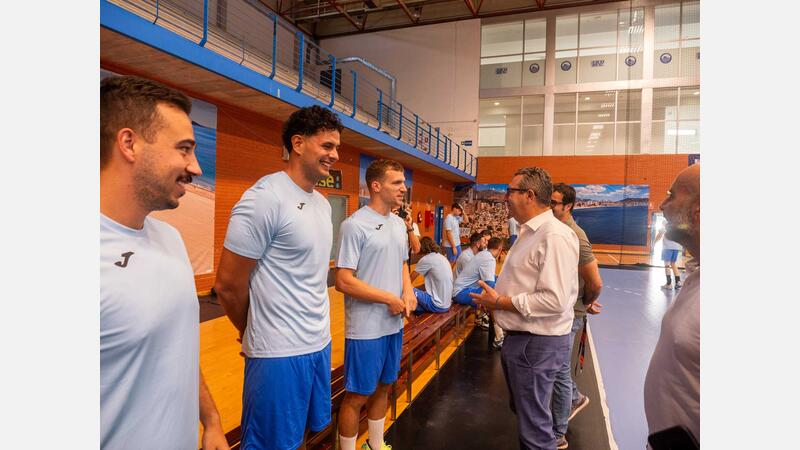 Primer entrenamiento del Servigroup Hoteles Benidorm de cara a su XI temporada en ASOBAL