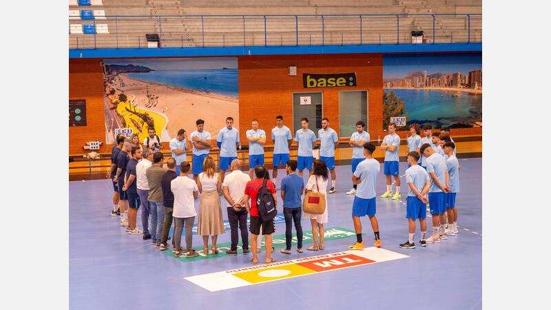 Primer entrenamiento del Servigroup Hoteles Benidorm de cara a su XI temporada en ASOBAL