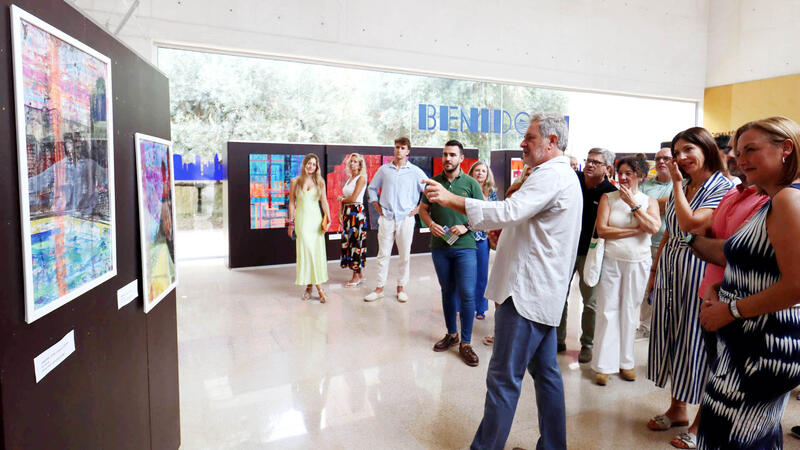 L’Espai d’Art acoge hasta el 24 de septiembre la exposición de arte abstracto ‘Evoluciones’ de Alejandro J. González Cortés