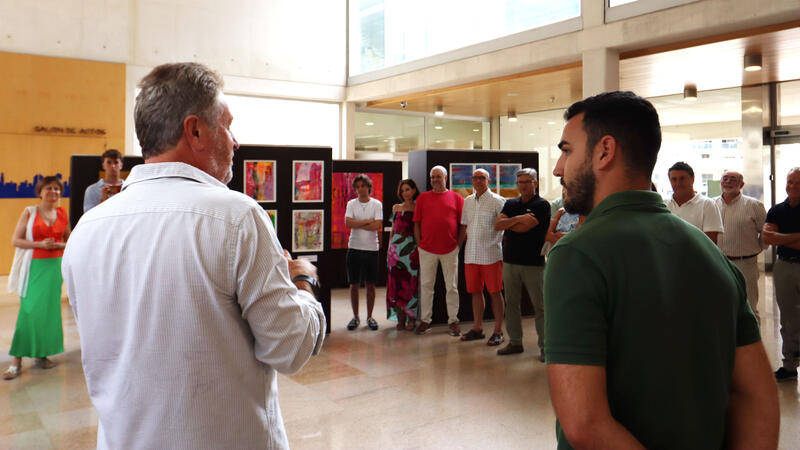 L’Espai d’Art acoge hasta el 24 de septiembre la exposición de arte abstracto ‘Evoluciones’ de Alejandro J. González Cortés