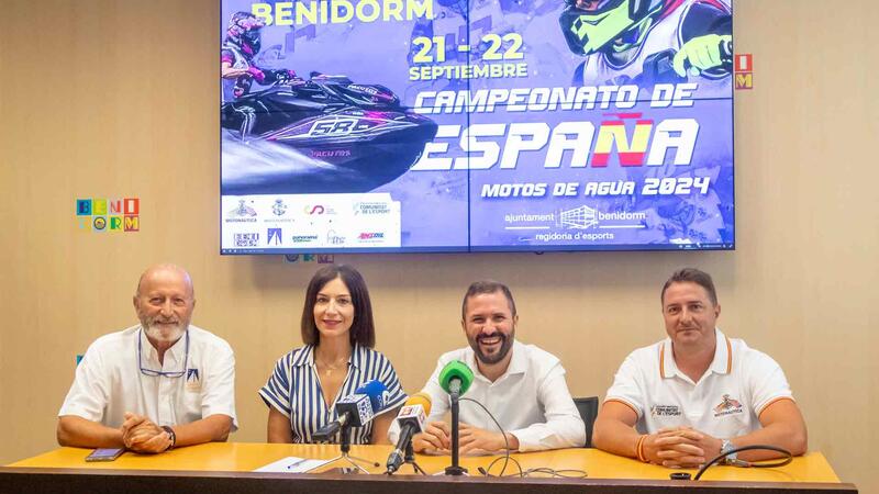 Benidorm, sede del Campeonato de España de motos acuáticas