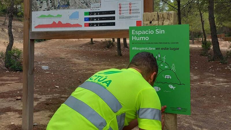 Benidorm incorpora el parque de El Moralet a los espacios libres de humo de la ciudad