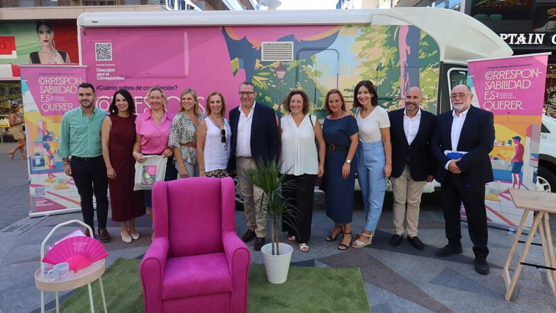Llega a Benidorm la campaña ‘Corresponsabilidad es querer’ de la Generalitat Valenciana