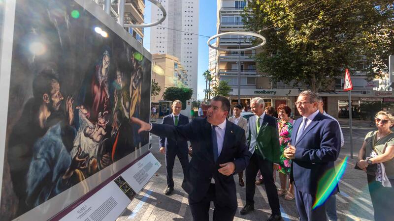 Benidorm establishes itself as a great open-air museum with the exhibition ‘El Prado in the Streets’