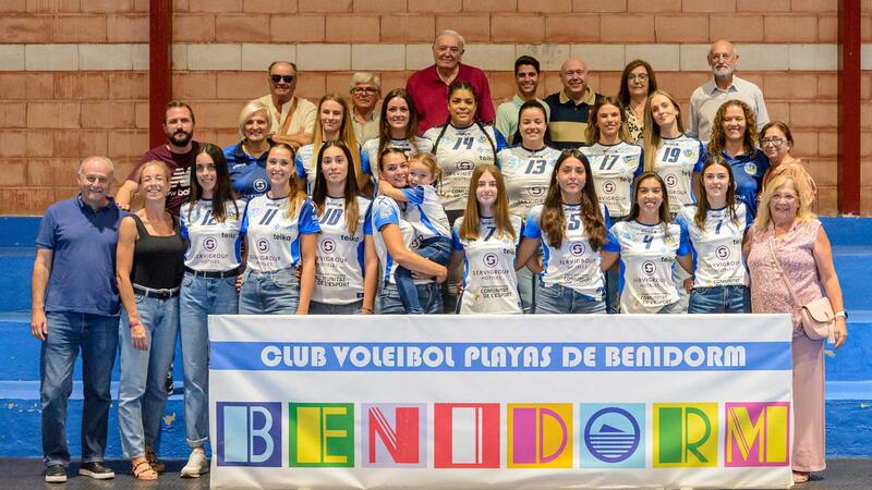 El Club Voleibol Playas de Benidorm presenta a sus equipos para la temporada 2024-25 