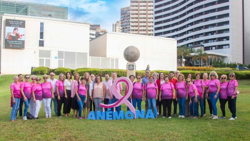 Benidorm joins Anémona once again in the fight against breast cancer