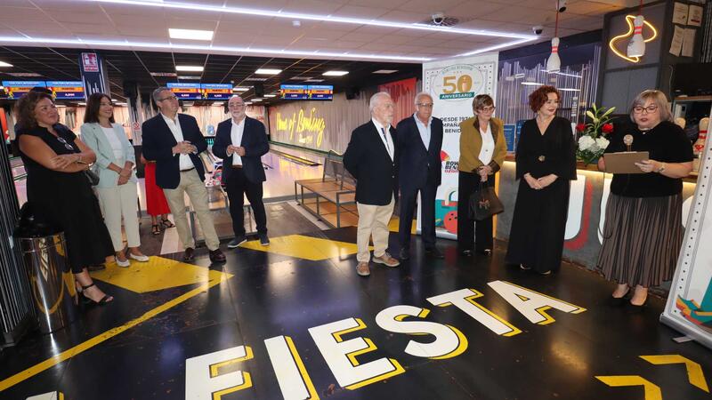 Bowling Benidorm celebra su 50 aniversario con un emotivo acto en sus instalaciones
