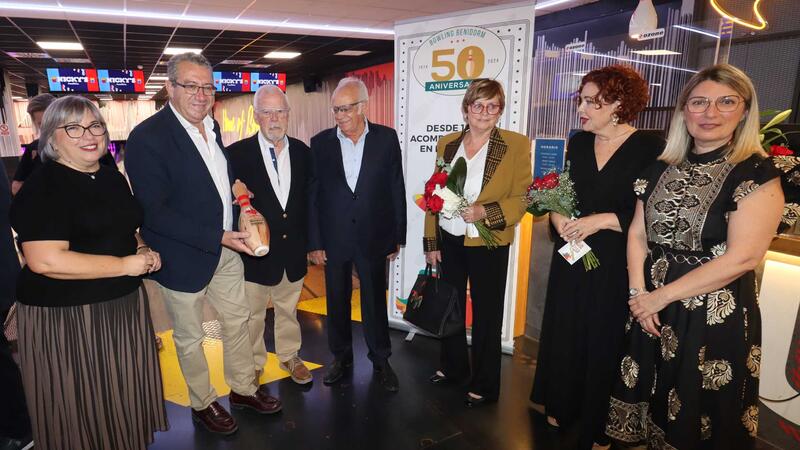 Bowling Benidorm celebra su 50 aniversario con un emotivo acto en sus instalaciones