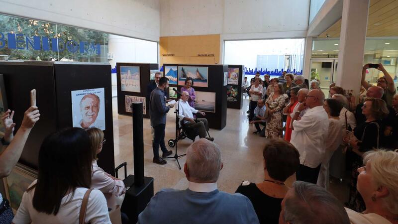 Benidorm inaugura la exposición ‘Toda una vida’, una visión retrospectiva de la obra del artista plástico Amando